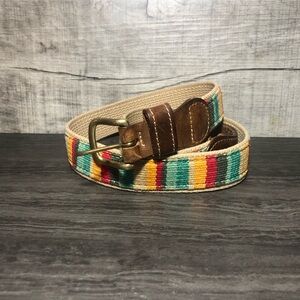 A Tail We Could Wag  Adult unisex Sz 36 Colorful Belt  At the Beach |Catalina